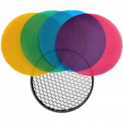 Witstro Flash Color Grid Reflector kit 120mm