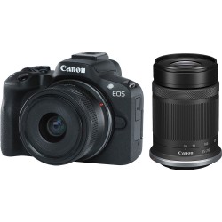 Canon EOS R50 Zwart RF-S 18-45 RF-S 55-210mm IS STM | Foto-Groep Canon Camera's