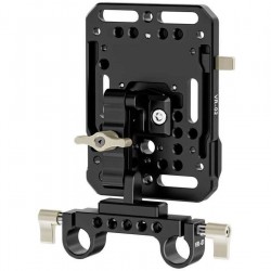 ZGCINE V-Lock Battery Mounting Plaat w/ Adjustable Arm VR-KI