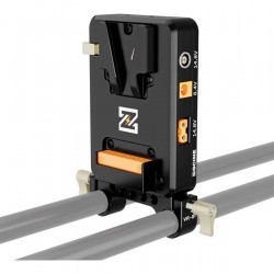ZGCINE V-Mount Plate/Charger On 15mm Rod Mount (VM-VP2-K1)