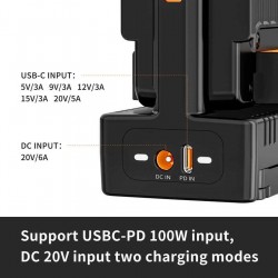 ZGCINE V-Mount Dual Charger w/ Hot Switching (VM-C2-KIT)
