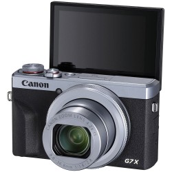 Canon PowerShot G7X Mark III Zilver Battery kit | Foto-Groep Canon Camera's