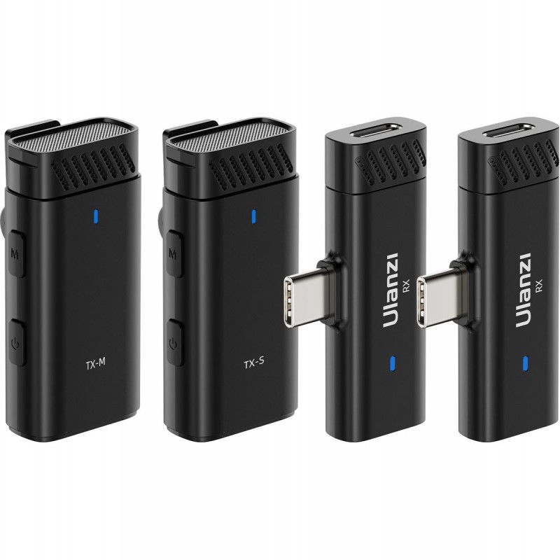 Ulanzi HM2301 Dual Transmitter Multi-Device Wireless Microph