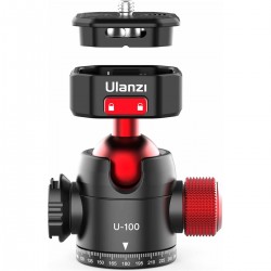 Ulanzi U-100 Draaibare Statiefkop w/ Ball Head (Claw Serie)