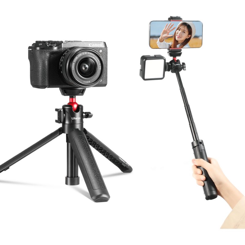 Ulanzi MT-16 Vlog Tripod Camerahouder & Selfie Stick w/ C