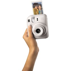 Fuji Instax Mini 12 Camera Clay White