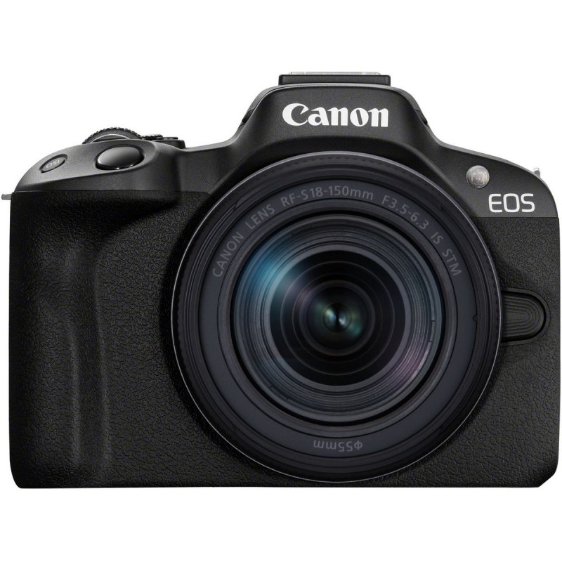 Canon EOS R50 zwart + RF-S 18-150mm IS STM Canon EOS R50 zwart + RF-S 18-150mm IS STM