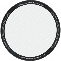 H&Y Short 4X Cross Magnetic Filter For RevoRing 67-82mm