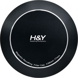 H&Y RevoRing Magnetic Aluminium Front And Back Cap 77mm