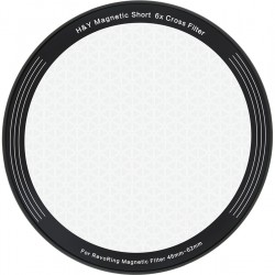 H&Y Short 6X Cross Magnetic Filter For RevoRing 46-62mm