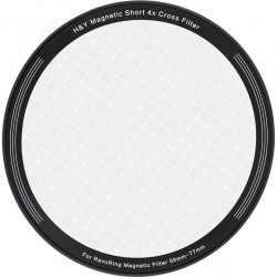 H&Y Short 4X Cross Magnetic Filter For RevoRing 58-77mm