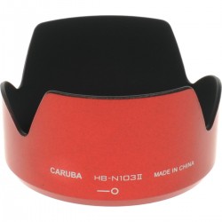 Caruba HB-N103II Lens Hood Red Nikkor VR 30-110mm
