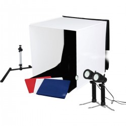 Portable Fotostudio met losse LED lampen 60x60x60cm