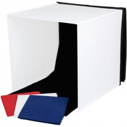 Portable Fotostudio met losse LED lampen 60x60x60cm