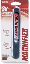 Carson Reading Bar Magniline MT-25 w/ LED And Spot Lens 3x16