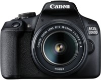 Canon EOS 2000D + 18-55mm IS F3.5-5.6 + LP-E10-2