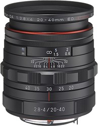 20-40mm f.2.8-4 ED Limited DC WR Zwart