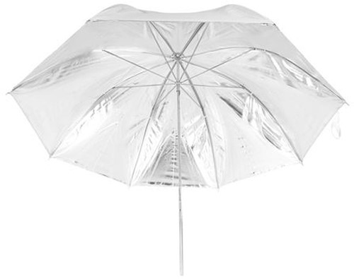 Falcon Eyes Flitsparaplu UR-48S Zilver/Wit 122 cm-3