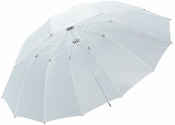 Falcon Eyes Jumbo Flitsparaplu UR-T86T Diffuus Wit 216 cm