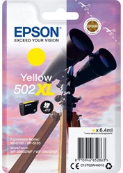 Epson 502 xl ink yellow