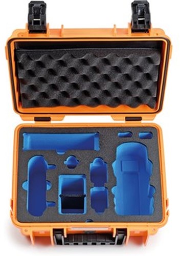 B&W Type 3000 for DJI Mavic 2 (Pro/Zoom) Fly More Kit orange-3