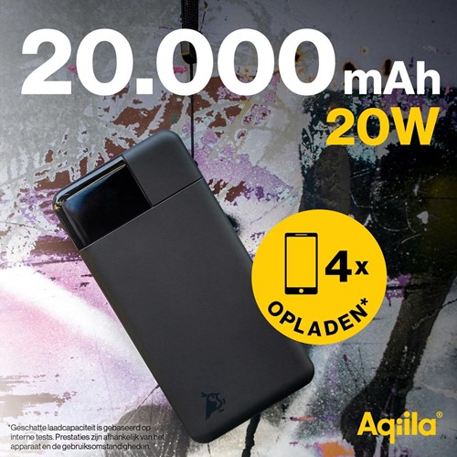 Aqiila Powerbird B20 PowerBank 20W Black 20.000 mAh-3