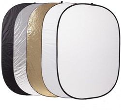 5 in 1 Gold. Silver. Black. White. Translucent   102 x 153cm