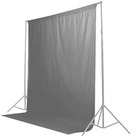 Achtergronddoek 2x3m Grijs