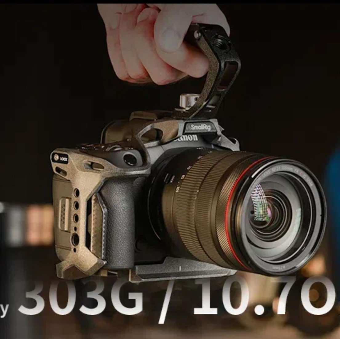 Kit Gabbia SMALLRIG Black Mamba Per Canon R5 II | Maniglia E Morsetto HDMI - 4976 - 4