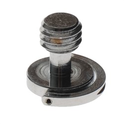 Caruba 3/8 Inch Metal Screw met D-Ring Zilver