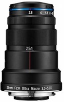 Laowa 25mm f/2.8 2.5-5X Ultra-Macro Lens - Sony FE-2