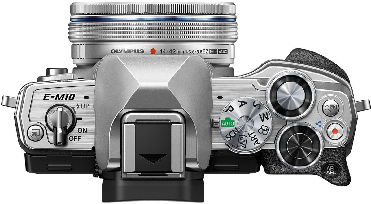 OM SYSTEM E-M10 Mark IV + 14-42mm IIR Zilver Foto-Groep