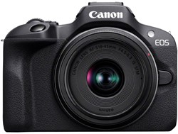 Canon EOS R100 ZWART  + RF-S 18-45 IS STM-kit