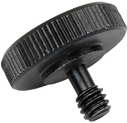 Caruba Adapterschroef 1/4"M - 1/4"F w/ Metalen Grip - Black