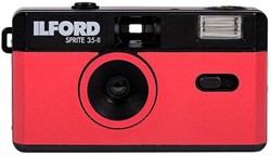 Ilford Camera Sprite 35-II zwart And rood