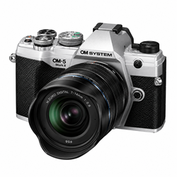 OM SYSTEM OM-5 Mark II zilver + M.Zuiko Digital ED 7-14mm F2.8 Pro