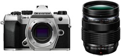 OM SYSTEM OM-5 Mark II zilver + M.Zuiko Digital ED 12-40mm F2.8 Pro II