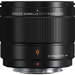 Panasonic LUMIX G 9mm f/1.7 Leica Black