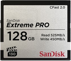 SanDisk CFast Extreme Pro 2.0 128GB VPG 130 525MB/Sec