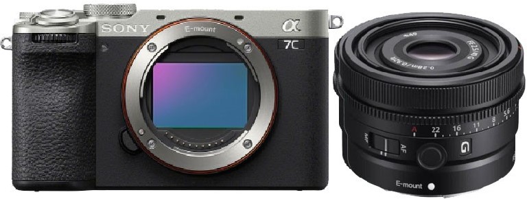 SONY α7C Ⅱ／FE 40mm F2.5 G Sony A7C II Zilver + 40mm F2.5 G Foto-Groep