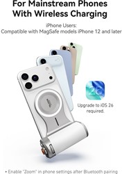 Telesin Master Grip White For iPhone 17/16/15/14/13/12
